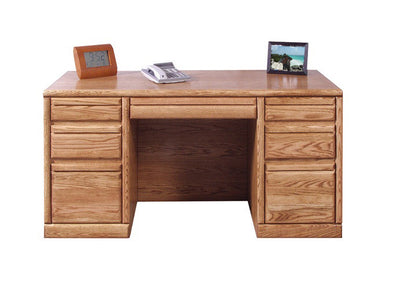 FD-1049 - Contemporary Oak 72" Executive Desk - Oak For Less® Furniture