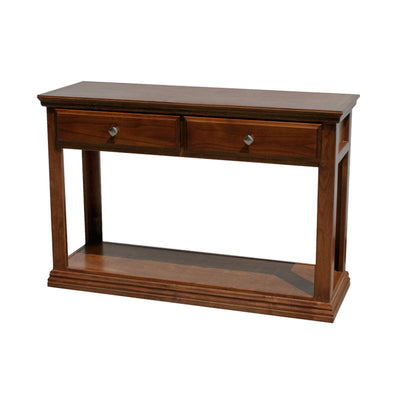 OD-A-T247 - Traditional Alder Sofa Console Table - Oak For Less® Furniture