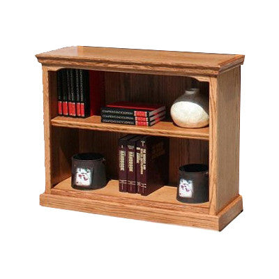 OD-O-T2430 - Traditional Oak Bookcase 24" w x 13" d x 30" h - Oak For Less® Furniture