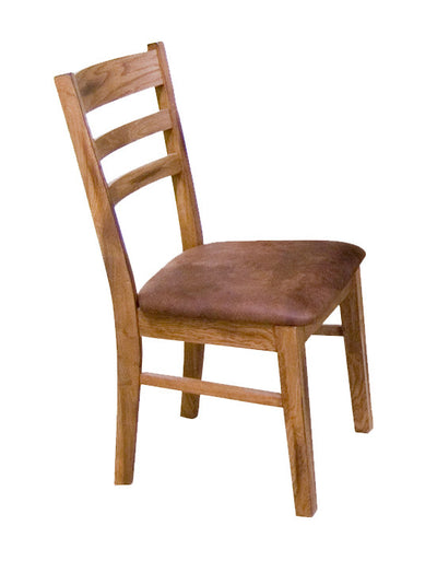 SD-1616RO-CT - Sedona Small Ladderback Side Chair with Cushion Seat - Oak For Less® Furniture