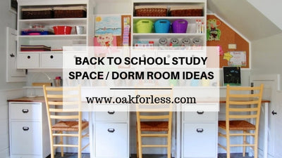 BACK TO SCHOOL STUDY SPACE / DORM ROOM IDEAS