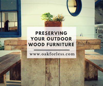 Preserving Your Outdoor Furniture
