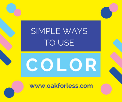 Simple Ways to Use Color