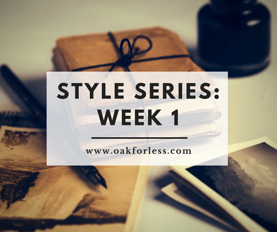 Style Series: Week 1