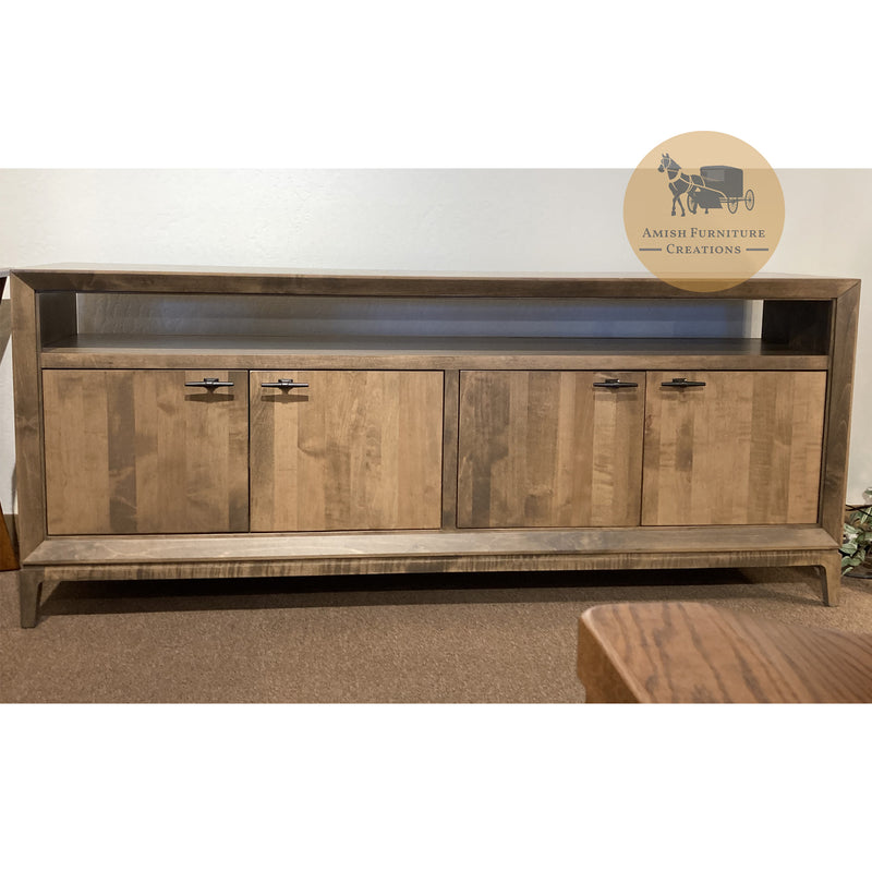 Clearance Amish made Soma 72 inch TV Console - Oak For Less® Furniture