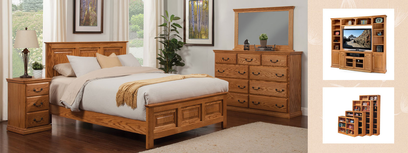 Solid oak wood deals furniture