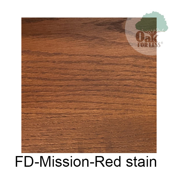 fd-mission-red finish | Oak For Less ® Furniture