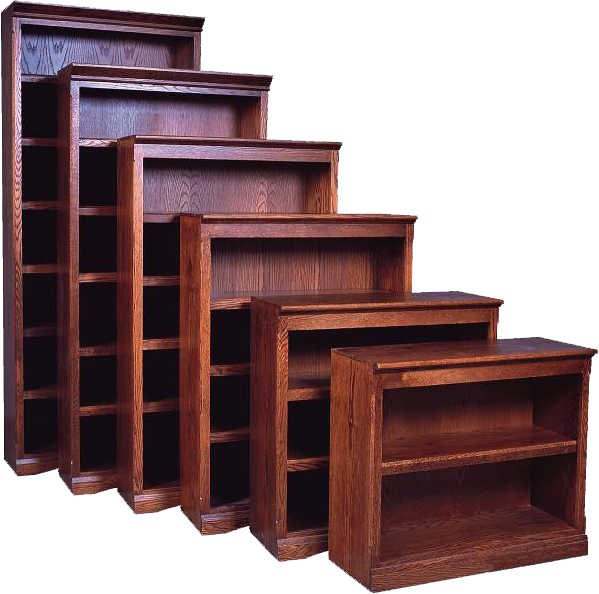 FD-6110M - Mission Oak Bookcase 30" w x 13" d x 30" h - Oak For Less® Furniture