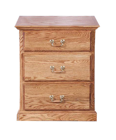 FD-3035T - Traditional Oak 3 Drawer Nightstand - Oak For Less® Furniture