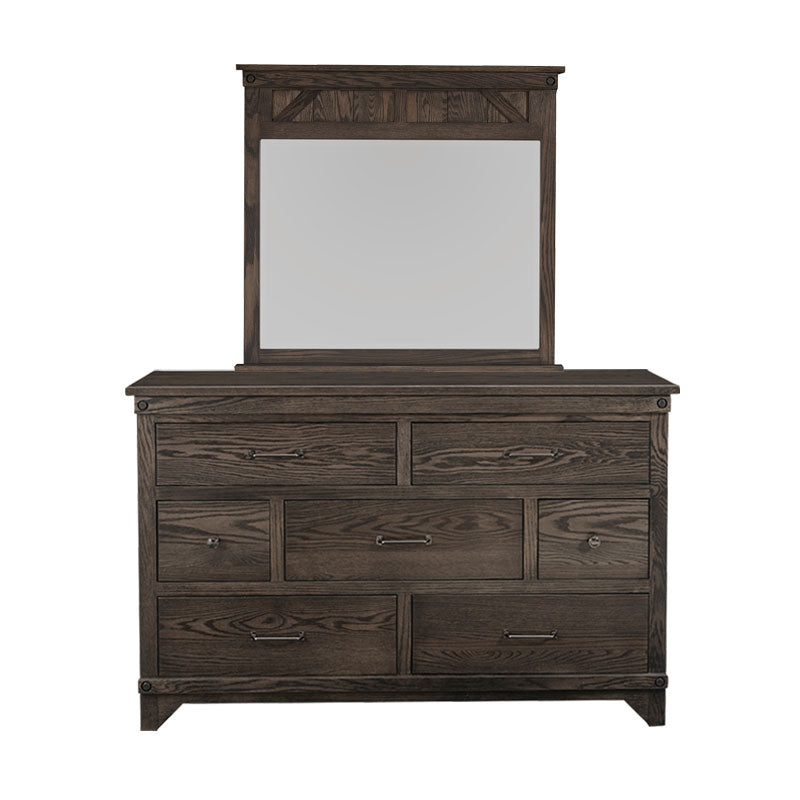 Amish made Cedar Lakes Solid Oak Bedroom Suite - Queen Size - Oak For Less® Furniture