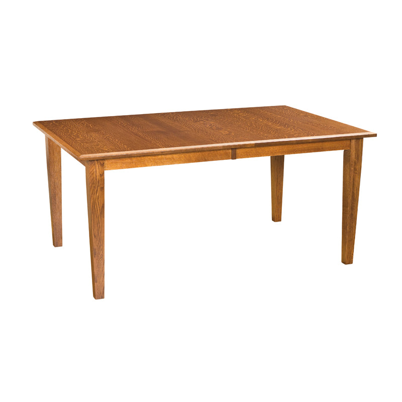 Amish made Classic 4 Leg Table in Solid Oak - Oak For Less® Furniture