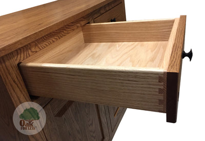 Amish made Classic Oak Buffet 40" w - Oak For Less® Furniture
