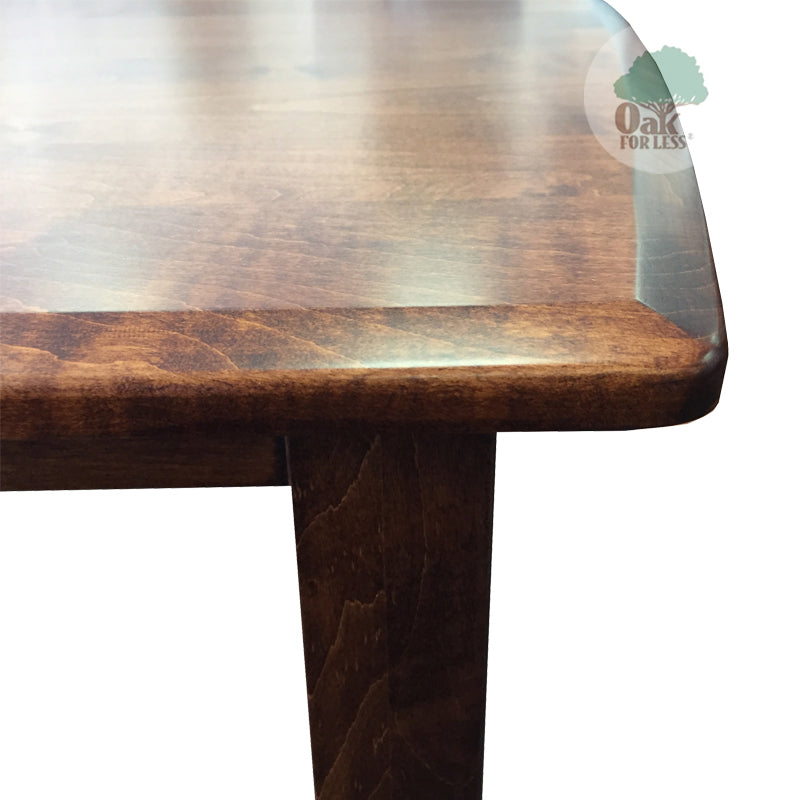 Amish made Hatfield Table in Solid Brown Maple - Oak For Less® Furniture