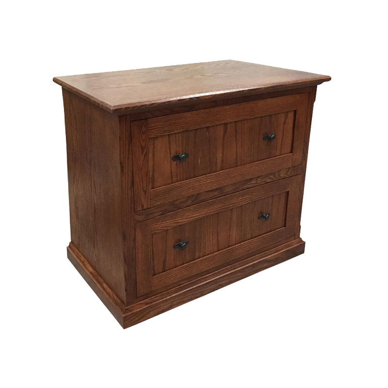 2 Drawer Lateral Wood File Cabinet