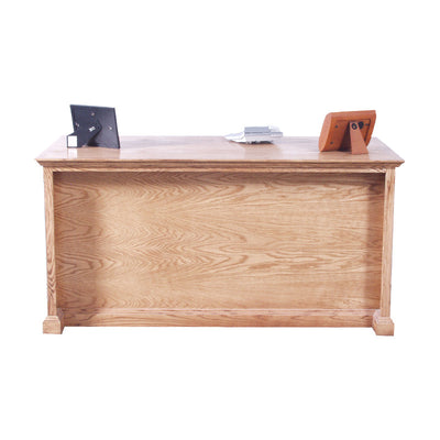 FD-1048T - Traditional Oak 60" Executive Desk - Oak For Less® Furniture