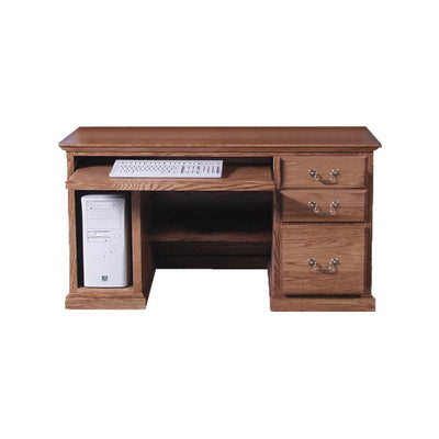 FD-1062T - Traditional Oak 56" Computer Desk - Oak For Less® Furniture
