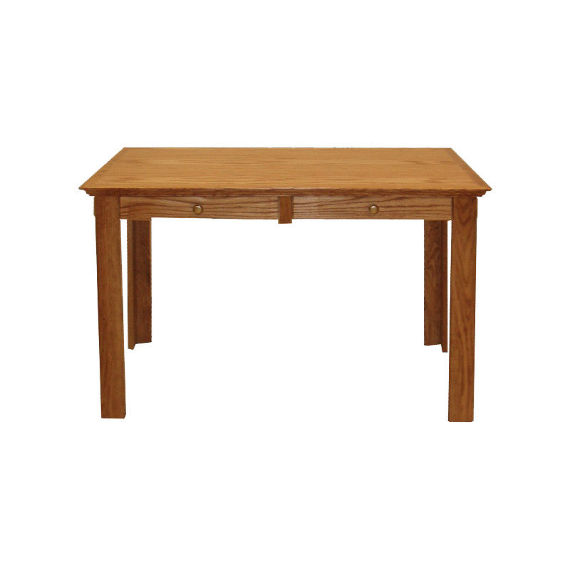 FD-1112T - Traditional Oak 48" Writing Desk with Drawers - Oak For Less® Furniture
