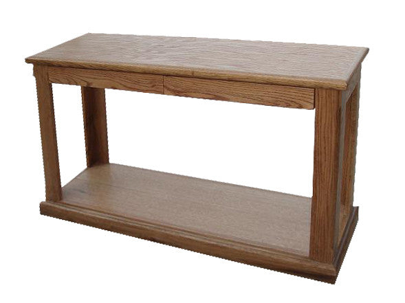 FD-2130 - Contemporary Oak Sofa Console Table - Oak For Less® Furniture
