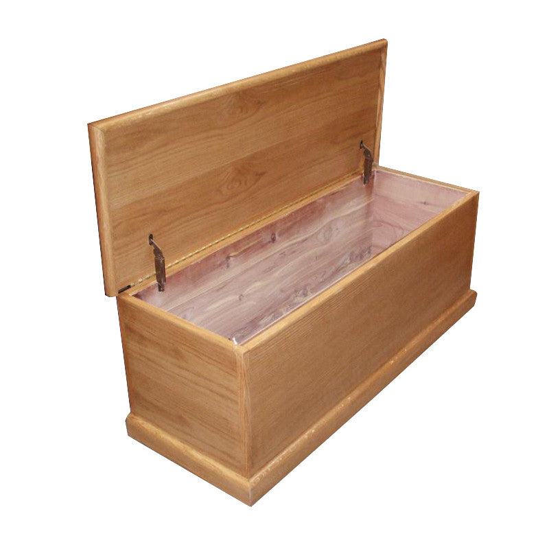 FD-3054 - Contemporary Oak Blanket Chest - Oak For Less® Furniture