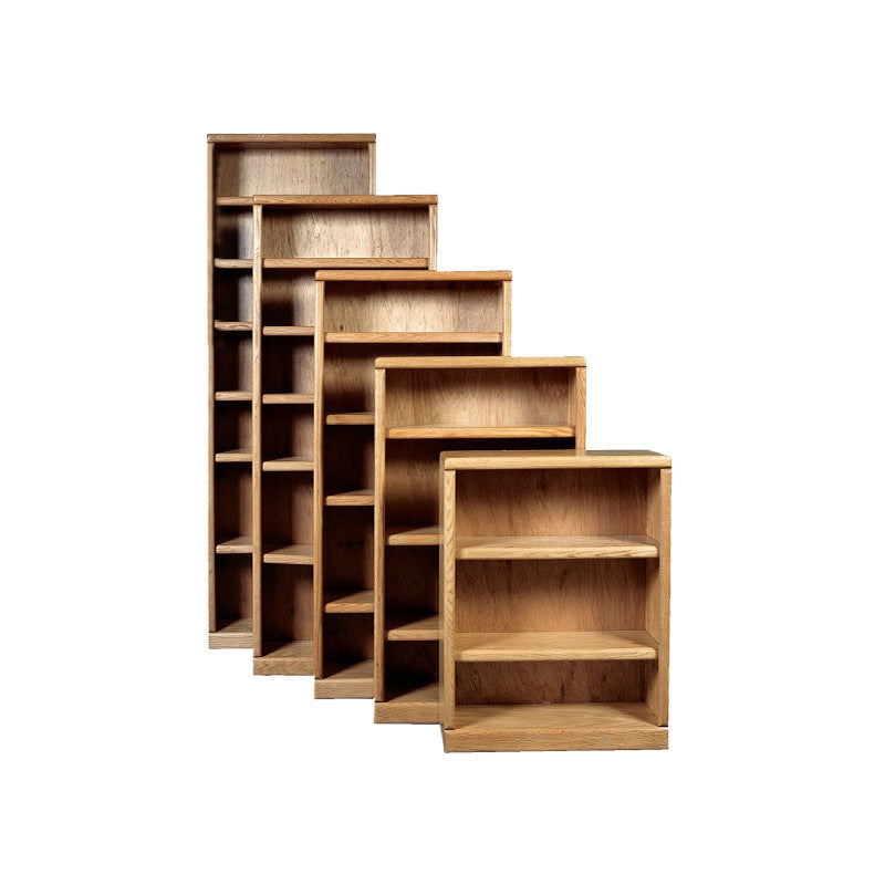 FD-6104 - Contemporary Oak Bookcase 24" w x 12" d x 72" h - Oak For Less® Furniture