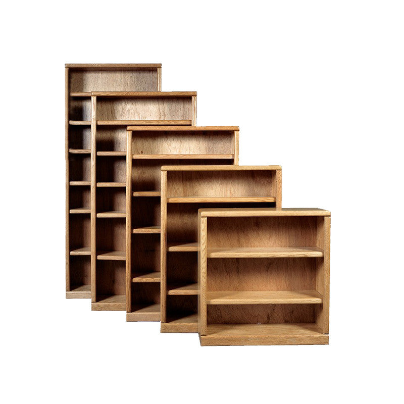 FD-6113 - Contemporary Oak Bookcase 30" w x 12" d x 60" h - Oak For Less® Furniture