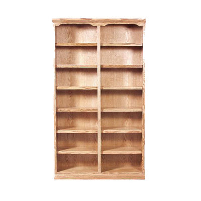 FD-6130T - Traditional Oak Bookcase 48" w x 13" d x 30" h - Oak For Less® Furniture