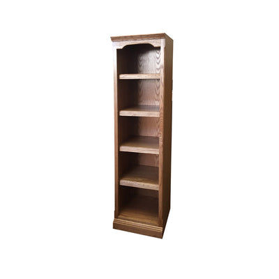 FD-6143T - Traditional Oak Bookcase 18" w x 13" d x 60" h - Oak For Less® Furniture