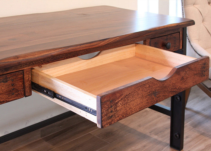 IFD-866DESK - Parota Collection 60" Writing Desk - Oak For Less® Furniture
