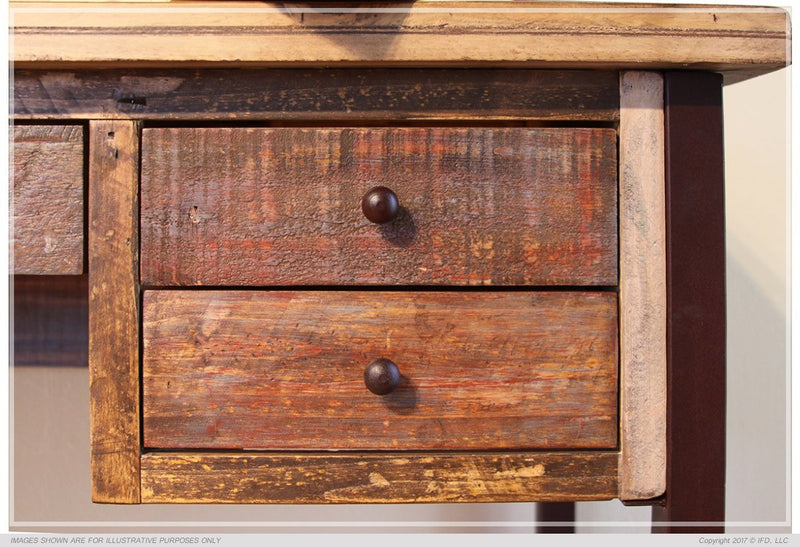 IFD-968DESK - Antique Collection 48" Writing Desk - Oak For Less® Furniture