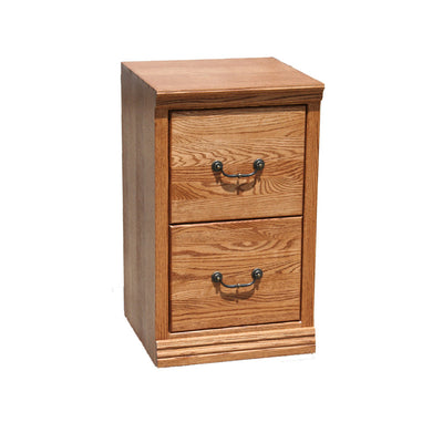 OD-O-T178 - Traditional Oak 2 Drawer Letter Size File - Oak For Less® Furniture