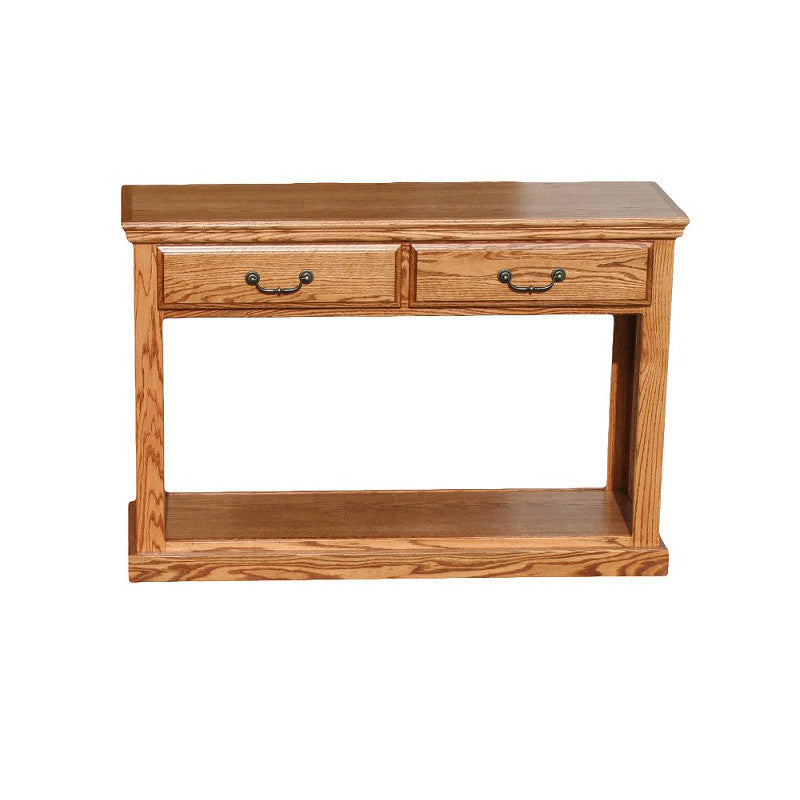 OD-O-T247 - Traditional Oak Sofa Console Table - Oak For Less® Furniture