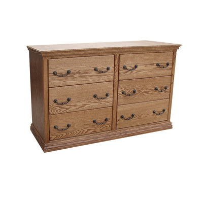OD-O-T311 - Traditional Oak 6 Drawer Dresser - Oak For Less® Furniture