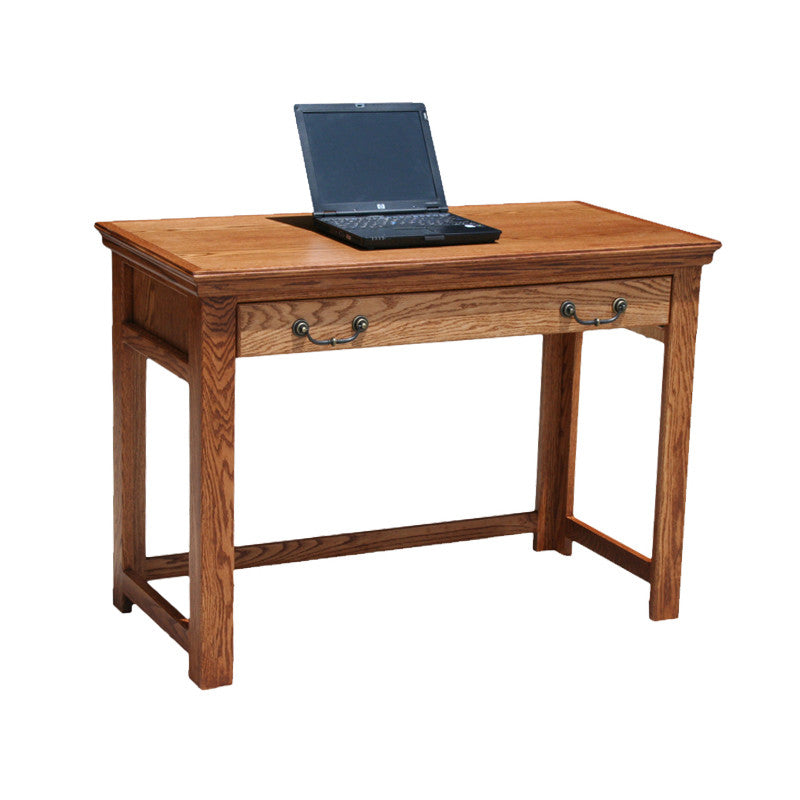 OD-O-T354 - Traditional Oak 42" Lap Top Writing Table Desk - Oak For Less® Furniture