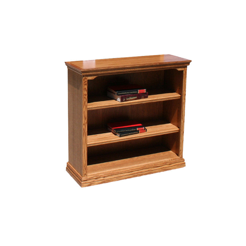 OD-O-T3636 - Traditional Oak Bookcase 36" w x 13" d x 36" h - Oak For Less® Furniture