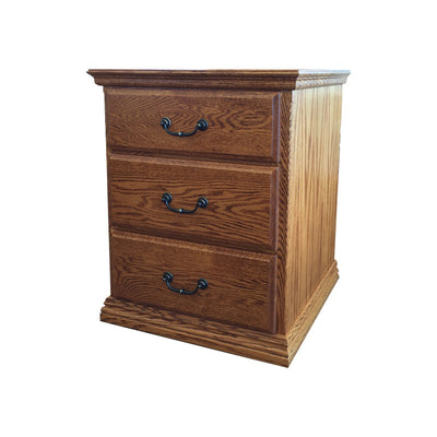 OD-O-T450 - Traditional Oak 3 Drawer Nightstand - Oak For Less® Furniture
