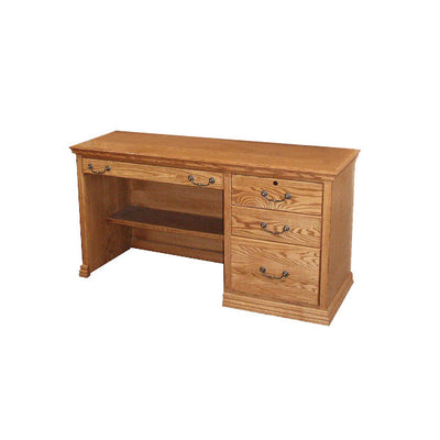 OD-O-T698 - Traditional Oak 57" Computer Desk - Oak For Less® Furniture