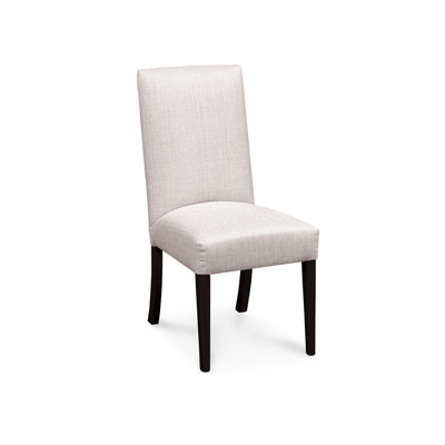 Amish made Claire Upholstered Side Chair - Advantage fabric - Oak For Less® Furniture