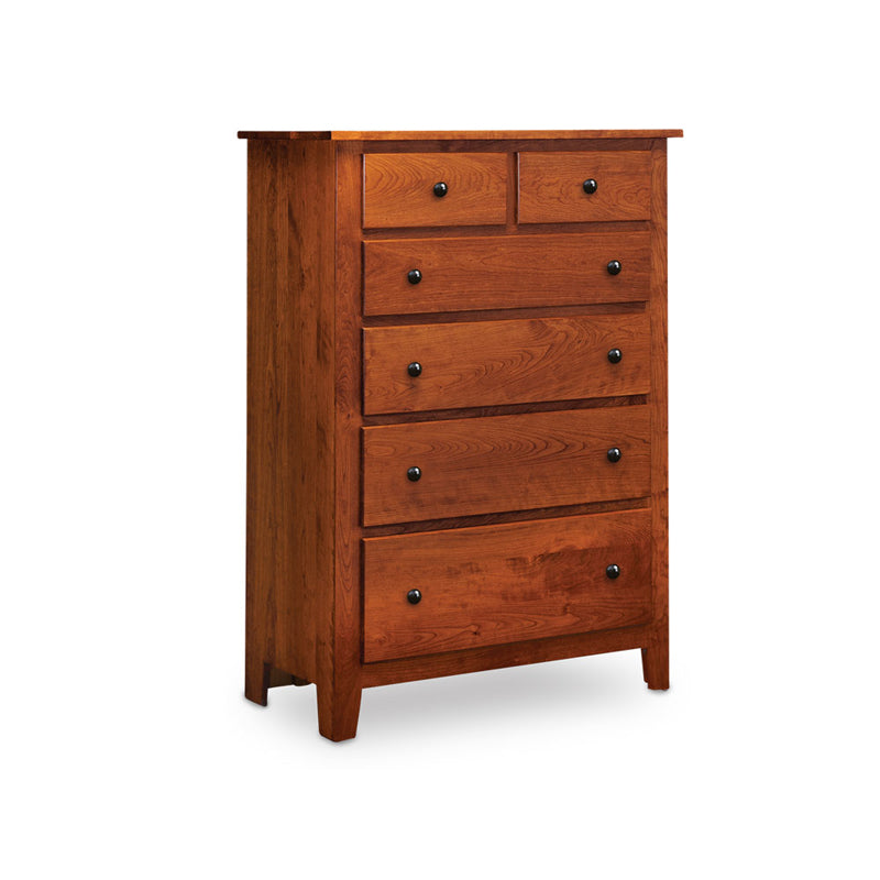 Amish made Shenandoah Solid Character Cherry 6 Piece Bedroom Suite - Cal King Size - Oak For Less® Furniture