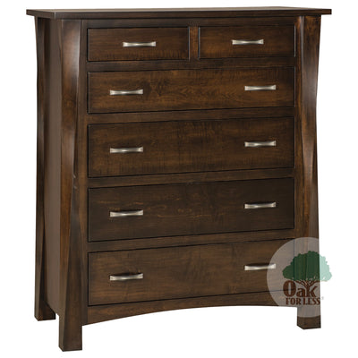Amish made Lexington 6 Drawer Chest - Oak For Less® Furniture