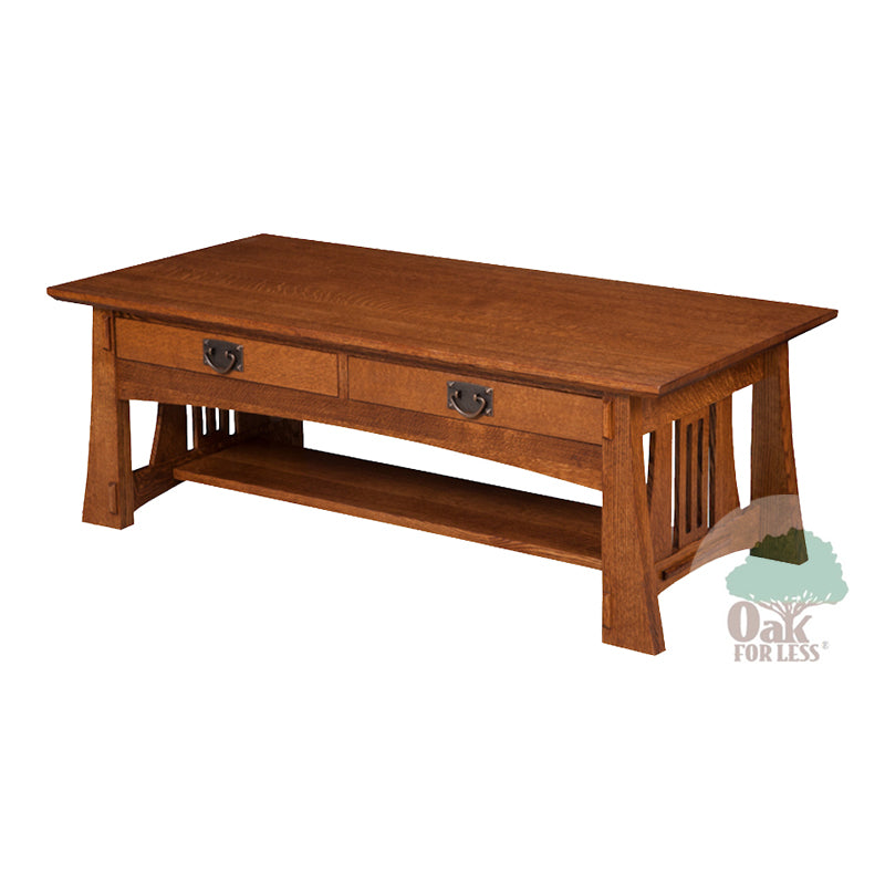 Arts & Crafts Coffee Table | Oak For Less ®