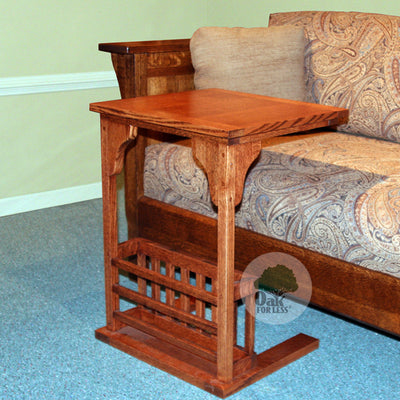 Solid Wood Wide Sofa Mate near a sofa | Oak For Less ®