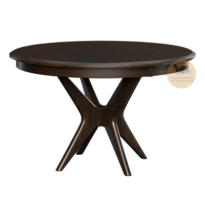 Amish made West Newton Pedestal Table - Oak For Less® Furniture / Amish Furniture Creations ™